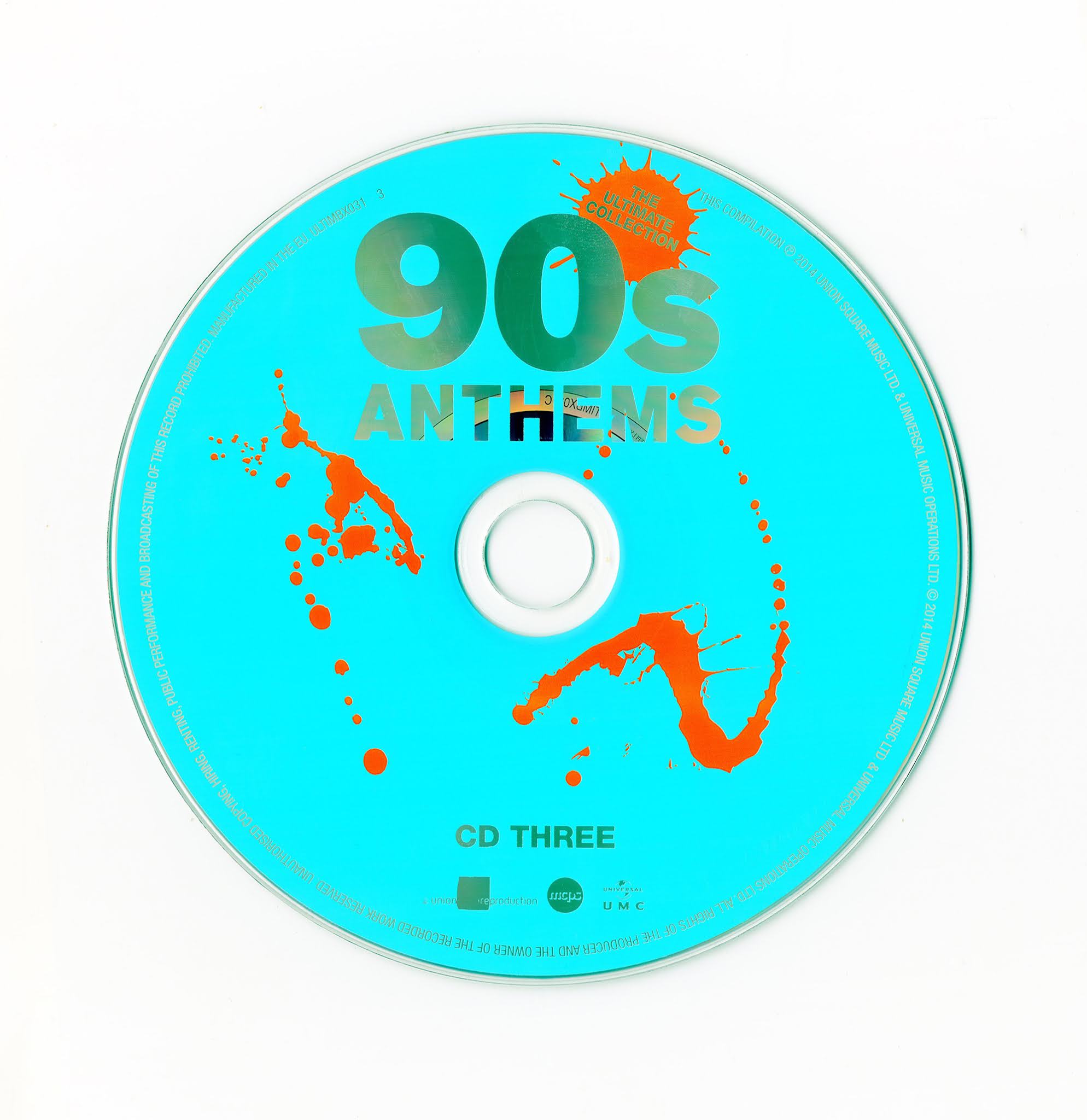 MUSIC REWIND: VA - 90s Anthems - The Ultimate Collection (5 Cds ...